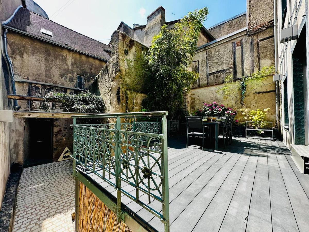 Apartamento Terrasse Sur La Tour Garconnet Amboise Exterior foto